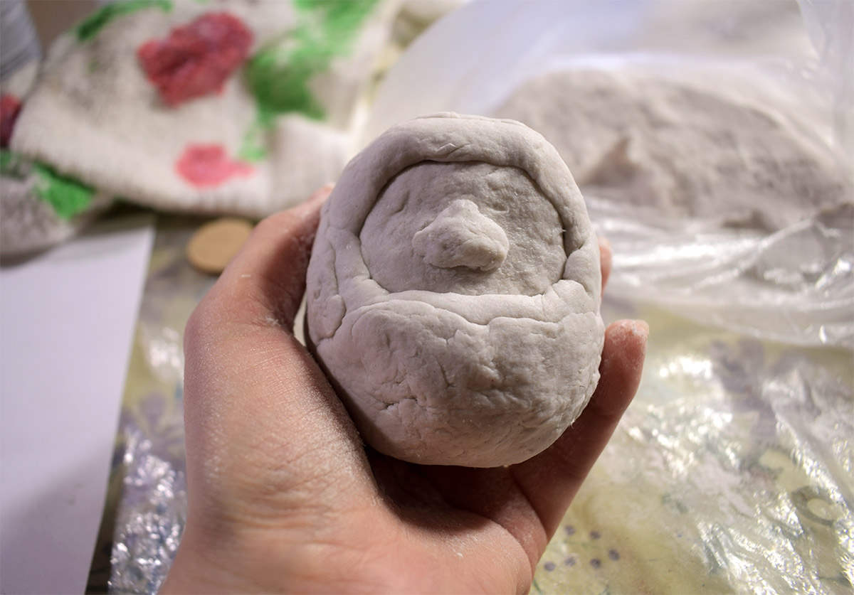 Мастер-класс/DIY «Дарума своими руками. Часть 1: лепим фигурку куклы»